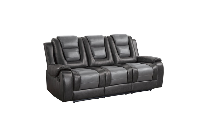 Briscoe Gray Reclining Living Room Set - Gate FurnitureLiving Room Set