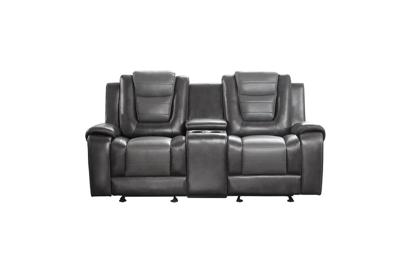 Briscoe Gray Reclining Living Room Set - Gate FurnitureLiving Room Set