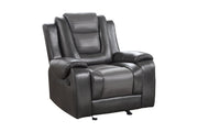 Briscoe Gray Reclining Living Room Set - Gate FurnitureLiving Room Set