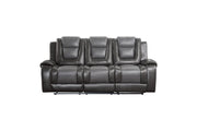 Briscoe Gray Reclining Living Room Set - Gate FurnitureLiving Room Set