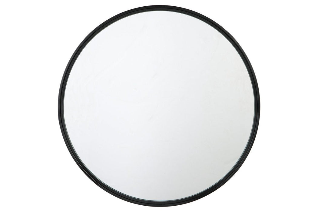 Brocky Black Accent Mirror - A8010210 - Gate Furniture