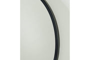Brocky Black Accent Mirror - Gate FurnitureOther Products