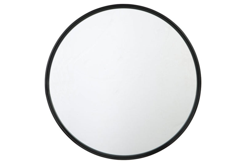 Brocky Black Accent Mirror - Gate FurnitureOther Products