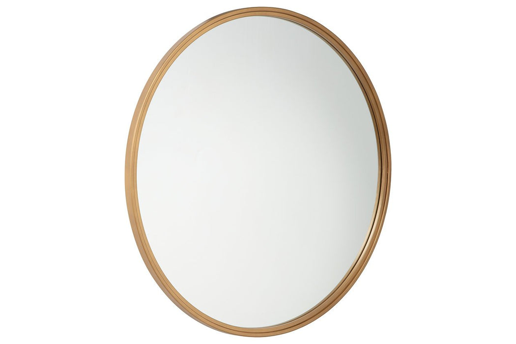 Brocky Gold Finish Accent Mirror - A8010211 - Gate Furniture