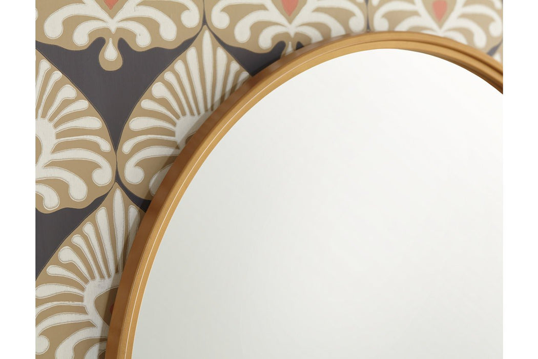 Brocky Gold Finish Accent Mirror - A8010211 - Gate Furniture
