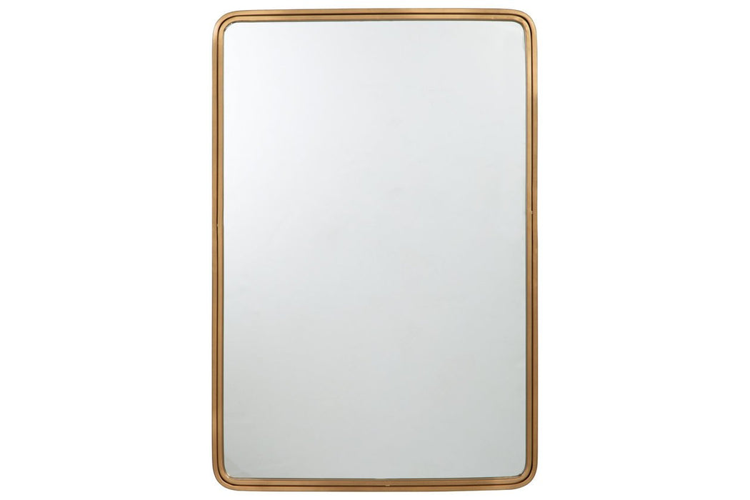 Brocky Gold Finish Accent Mirror - A8010215 - Gate Furniture
