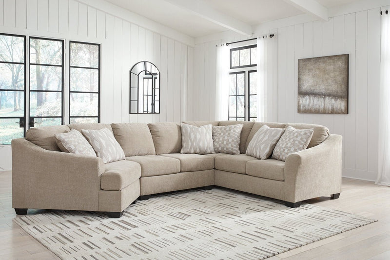 Brogan Bay Cork 3 - Piece LAF Cuddler Sectional - Gate FurnitureSectional
