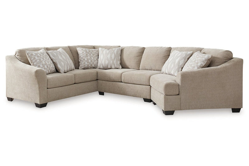 Brogan Bay Cork 3 - Piece RAF Cuddler Sectional - Gate FurnitureSectional