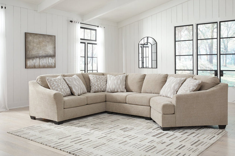 Brogan Bay Cork 3 - Piece RAF Cuddler Sectional - Gate FurnitureSectional
