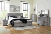 Bronyan Dark Gray Panel Bedroom Set - Gate FurnitureBedroom Set