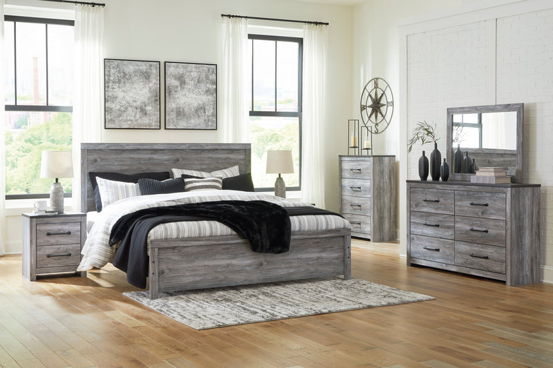 Bronyan Dark Gray Panel Bedroom Set - Gate FurnitureBedroom Set