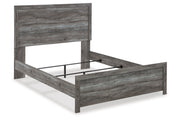 Bronyan Dark Gray Queen Panel Bed - Gate FurnitureQueen Bed