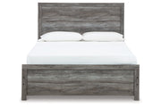 Bronyan Dark Gray Queen Panel Bed - Gate FurnitureQueen Bed