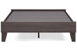 Brymont Dark Gray Full Platform Bed - EB1011-112 - Gate Furniture