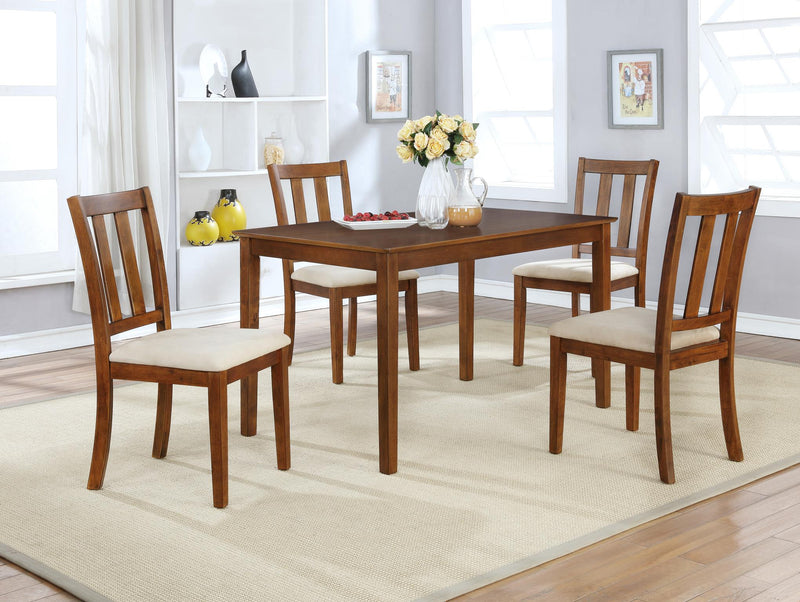Buddleia 5Pcs Oak Dining Set (5 In 1) - Gate FurnitureDining Room Set