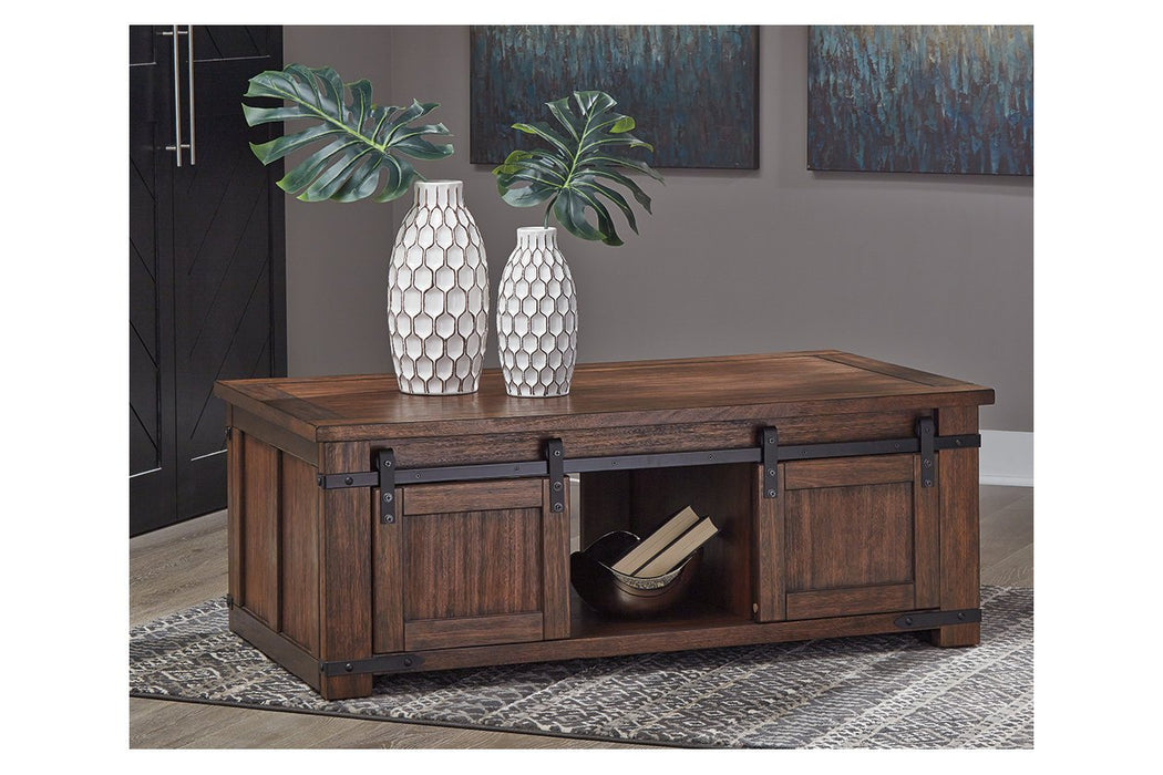 Budmore Brown Coffee Table - T372-1 - Gate Furniture