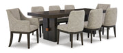 Burkhaus Dark Brown Extendable Dining Set - Gate FurnitureDining Room Set