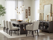 Burkhaus Dark Brown Extendable Dining Set - Gate FurnitureDining Room Set