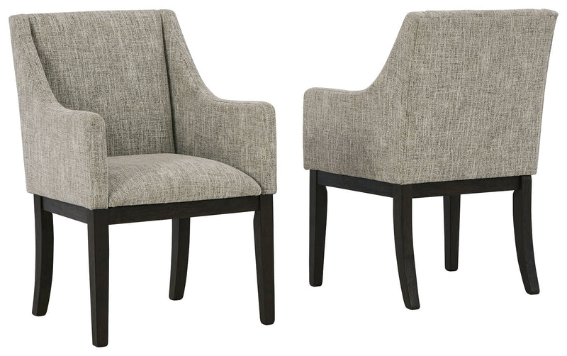 Burkhaus Dining Arm Chair (Set of 2) - Gate FurnitureDining Chair