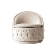 Bursa 34 in. Chair in Cream - Gate FurnitureLiving Room Chair