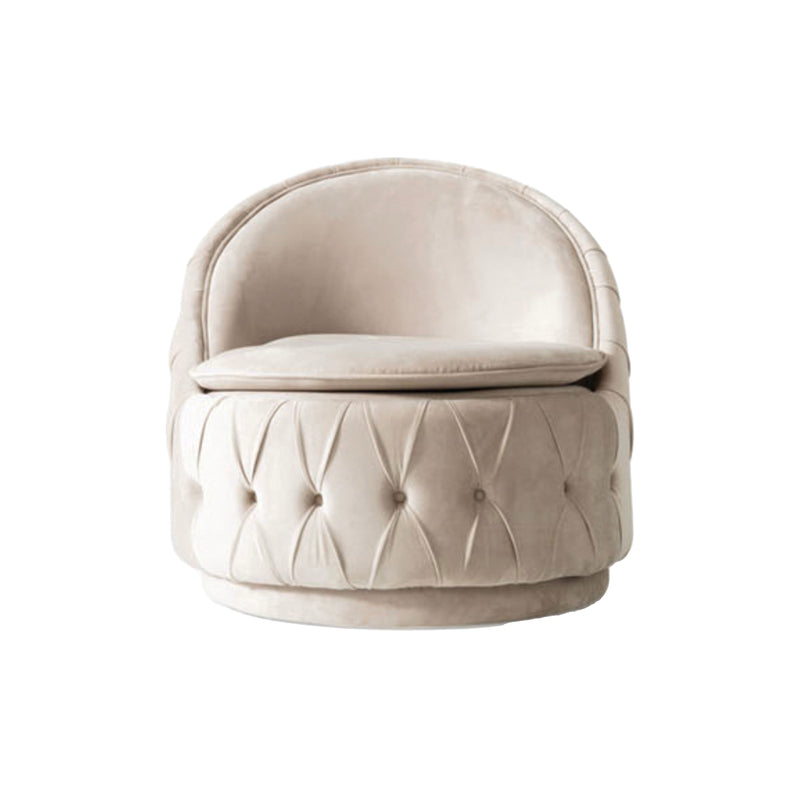 Bursa 34 in. Chair in Cream - Gate FurnitureLiving Room Chair