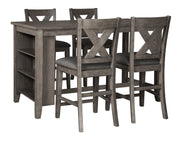Caitbrook Gray 5 - Piece Counter Height Set - Gate FurnitureCounter Height Set