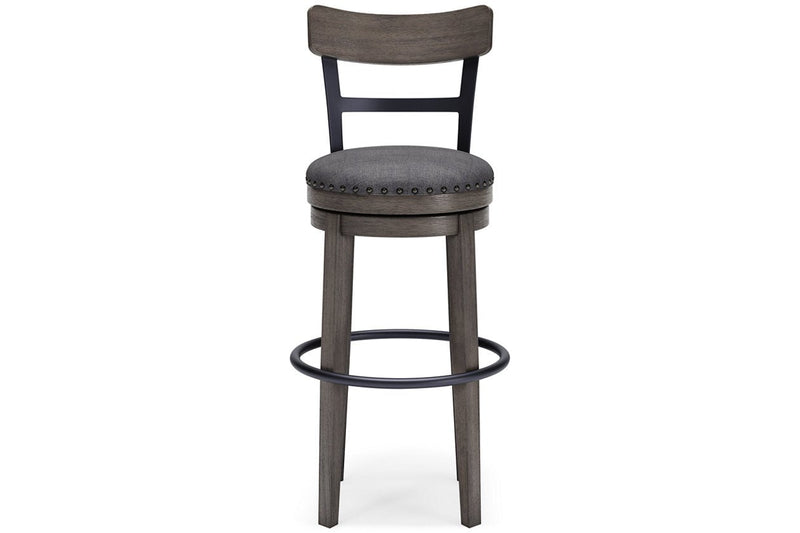 Caitbrook Gray Bar Height Bar Stool - Gate FurnitureBarstool