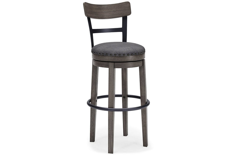 Caitbrook Gray Bar Height Bar Stool - Gate FurnitureBarstool