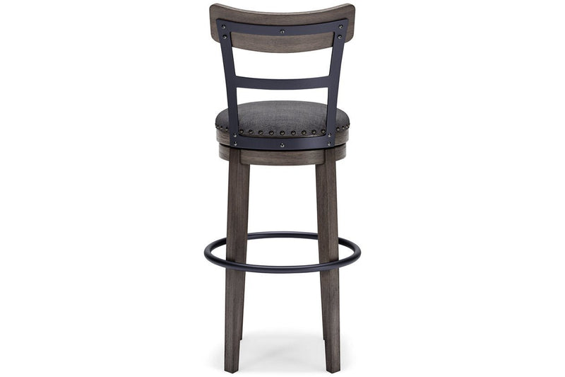 Caitbrook Gray Bar Height Bar Stool - Gate FurnitureBarstool