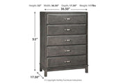 Caitbrook Gray Chest of Drawers - Gate FurnitureChest