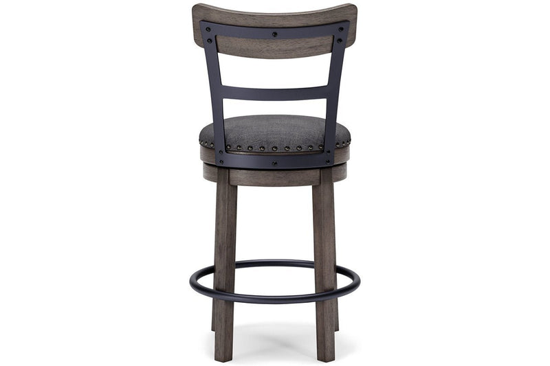 Caitbrook Gray Counter Height Bar Stool - Gate FurnitureBarstool