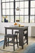 Caitbrook Gray Counter Height Dining Table and Bar Stools (Set of 3) - D388-113 - Gate Furniture