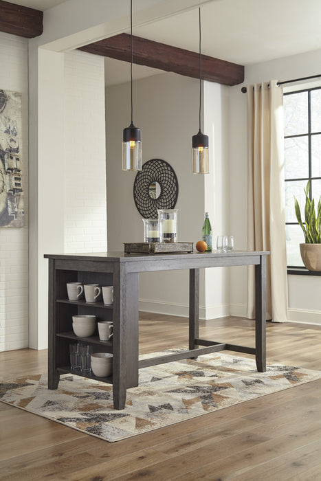 Caitbrook Gray Counter Height Set - Gate Furniture