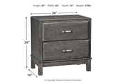 Caitbrook Gray Nightstand - Gate FurnitureNightstand