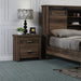 Calhoun Brown Bookcase Bedroom Set - Gate Furniture