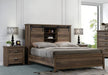 Calhoun Brown Queen Bookcase Bed - Gate Furniture