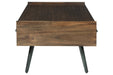 Calmoni Brown Coffee Table - T916-1 - Gate Furniture
