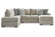 Calnita Sisal 2 - Piece LAF Chaise Sectional - Gate FurnitureSectional