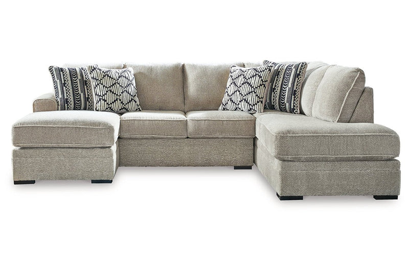 Calnita Sisal 2 - Piece RAF Chaise Sectional - Gate FurnitureSectional
