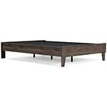 Calverson Mocha Full Platform Bed - Gate FurnitureFull Bed