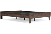 Calverson Mocha Full Platform Bed - Gate FurnitureFull Bed