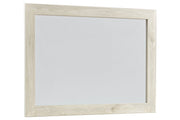 Cambeck Whitewash Bedroom Mirror - Gate FurnitureMirror