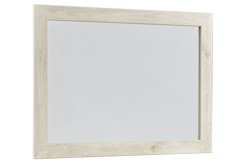 Cambeck Whitewash Bedroom Mirror - Gate FurnitureMirror