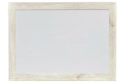 Cambeck Whitewash Bedroom Mirror - Gate FurnitureMirror