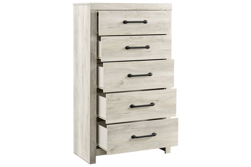 Cambeck Whitewash Chest of Drawers - Gate FurnitureChest