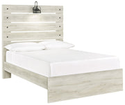 Cambeck Whitewash Full Panel Bed - Gate FurnitureFull Bed