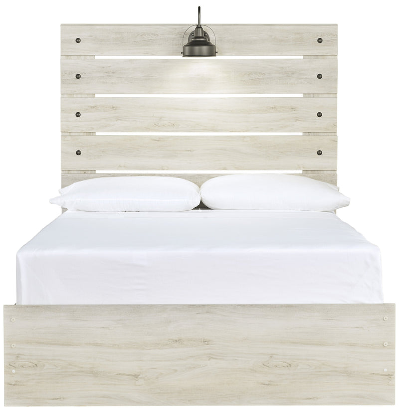 Cambeck Whitewash Full Panel Bed - Gate FurnitureFull Bed
