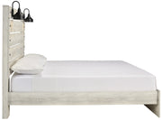 Cambeck Whitewash King Panel Bed - Gate FurnitureKing Bed