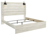 Cambeck Whitewash King Panel Bed - Gate FurnitureKing Bed