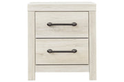 Cambeck Whitewash Nightstand - Gate FurnitureNightstand